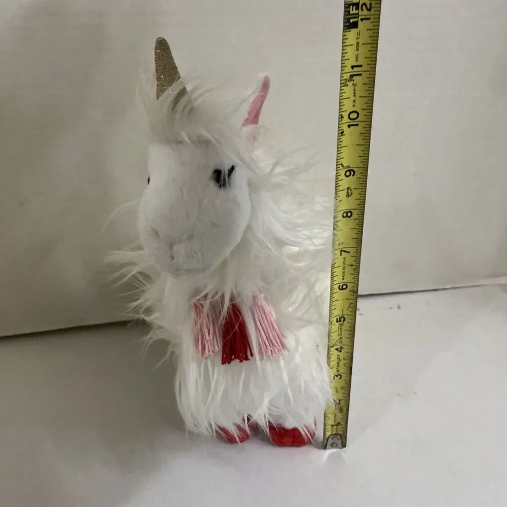 PIER 1 Llamacorn Stuffed Plush Furry Animal Llama & Unicorn Sophia 12” tall